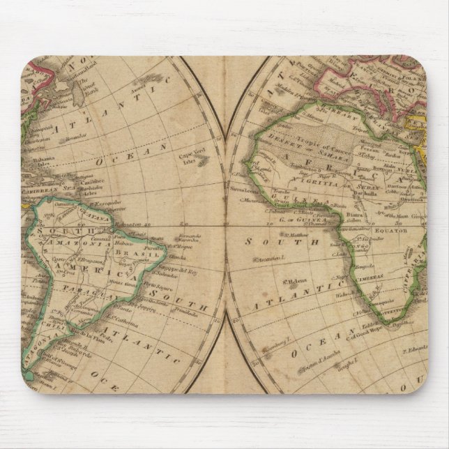 Världskarta 7 musmatta (Framsidan)