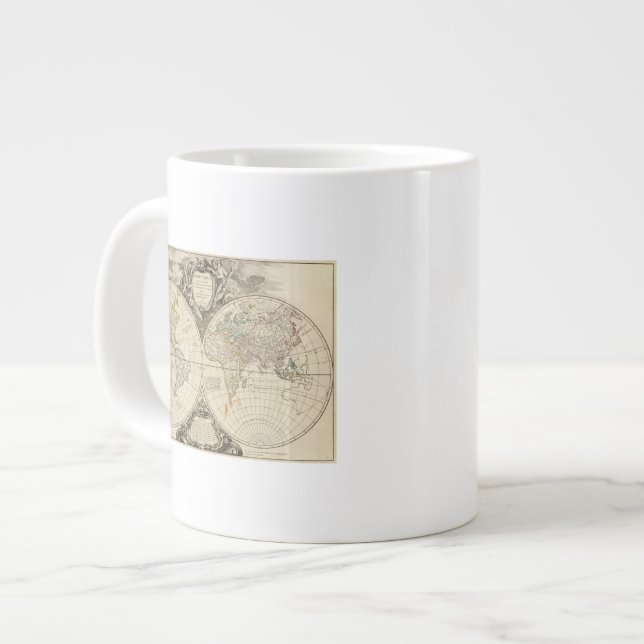Världskarta 8 jumbo mugg (Framsida vänster)