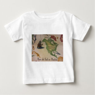 Världskarta - Amerika T-shirt