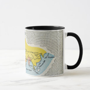 VÄRLDSKARTA, c1300. Mugg