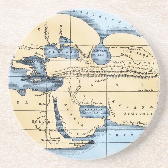 VÄRLDSKARTA: ERATOSTHENES UNDERLÄGG (Framsidan)