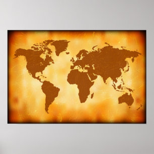 Världskarta för växling poster