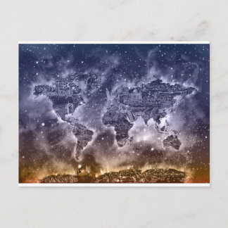 världskarta galaxi 2 vykort