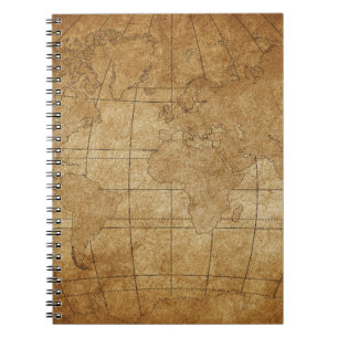 Världskarta: Global Exploration Guide Anteckningsbok