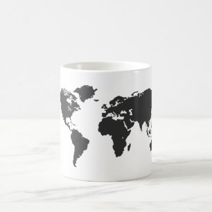 Världskarta Kaffemugg