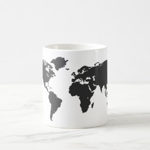 Världskarta Kaffemugg