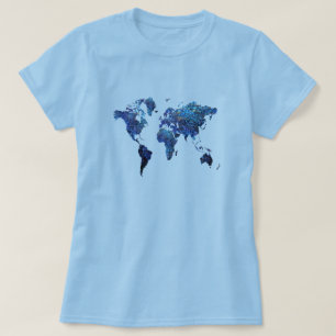 Världskarta T Shirt