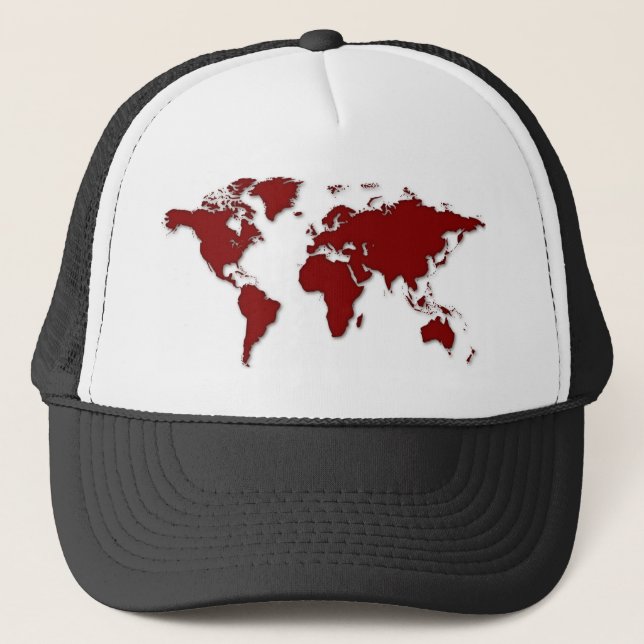 Världskarta Truckerkeps (Framsida)