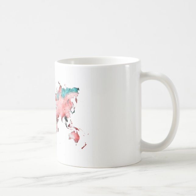 världskartamugg kaffemugg (Höger)