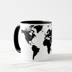 Världskartamugg Mugg