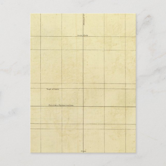 Världskartan skisserar vykort (Framsida)