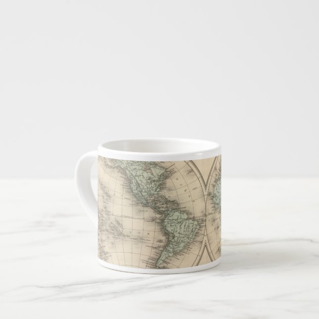 Världskartor Espressomugg (Framsida vänster)