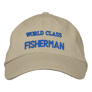 VÄRLDSKLASS FISHERMAN BRODERAD KEPS