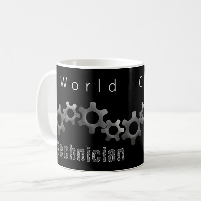 Världsklass Tekniker Metallisk Kaffemugg (Framsida vänster)