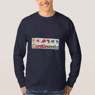 Världskontinenter T Shirt