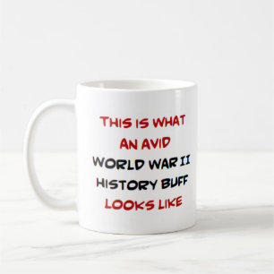 världskrig 11 historikbuff, levande kaffemugg