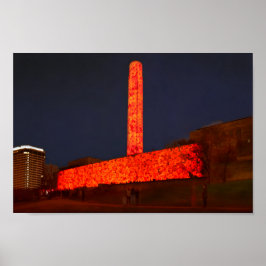 Världskrig 1-museet och Visningen för minnesdisket Poster