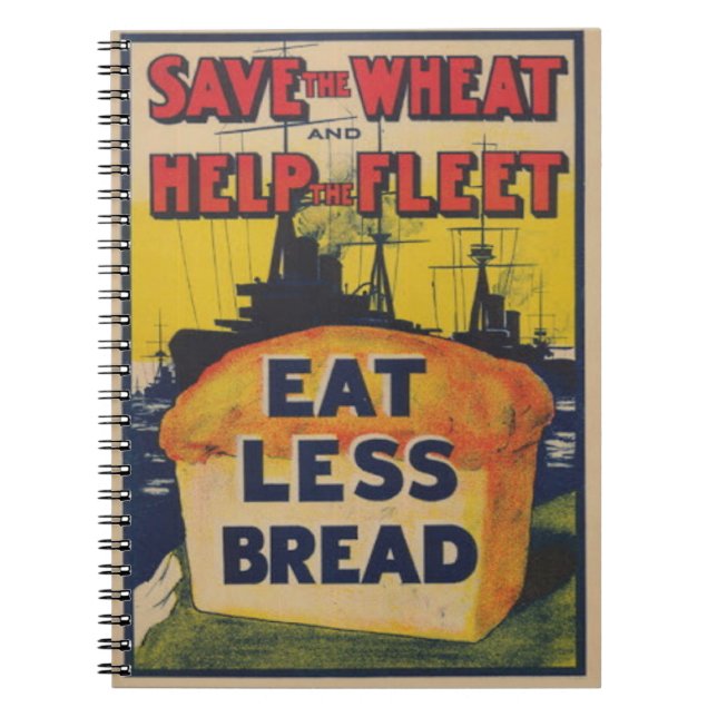 Världskrig 1 propagandateckning anteckningsbok (Framsidan)