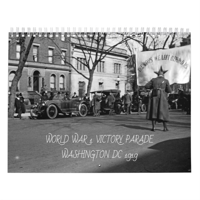 VÄRLDSKRIG 1 VICTORY PARAD OCH WASHINGTON DC 1919 KALENDER (Omslag)