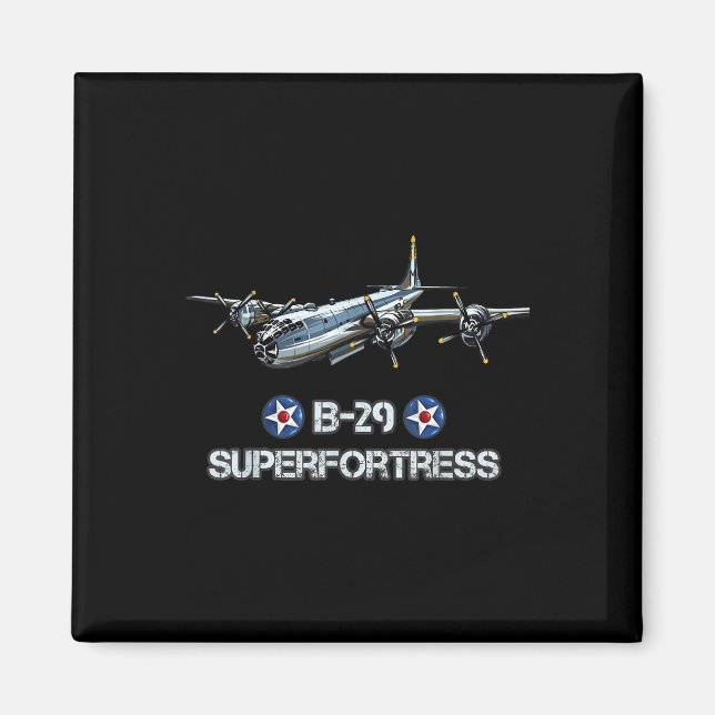 Världskrig 2 Amerikanska luftfartyg Wwii B-29 Supe Magnet (Framsidan)