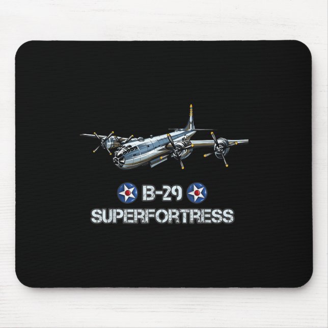 Världskrig 2 Amerikanska luftfartyg Wwii B-29 Supe Musmatta (Framsidan)