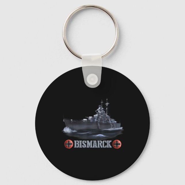 Världskrig 2 Bismarck Nyckelring (Framsida)