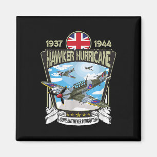 Världskrig 2 British Aircraft Hawker Hurricane Fig Magnet