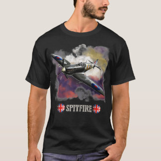 Världskrig 2 British Aircraft Supersea Spitfire T Shirt