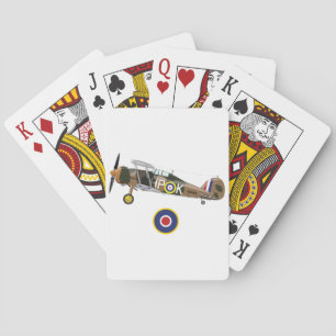 Världskrig 2 Brittiska flygplan Casinokort