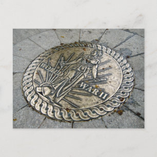 Världskrig 2 Emblem, Washington D.C. Vykort
