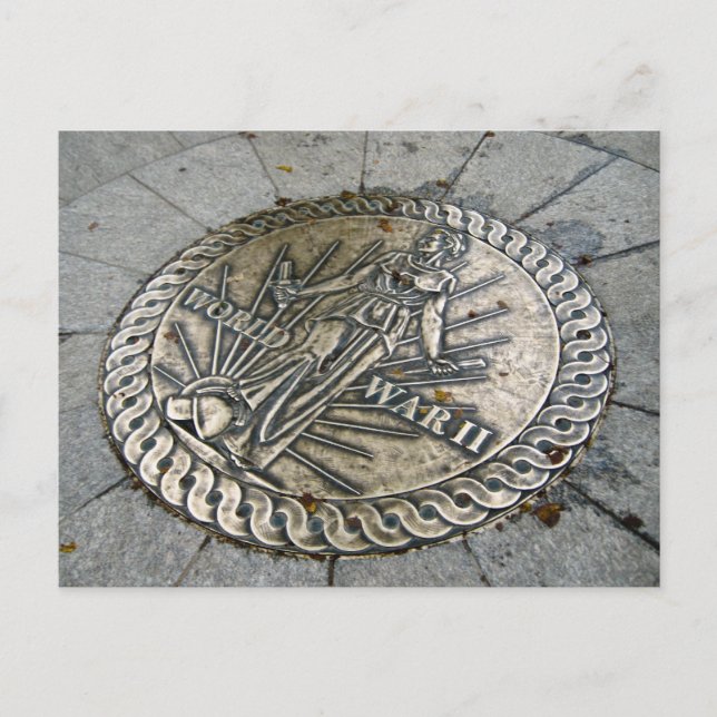 Världskrig 2 Emblem, Washington D.C. Vykort (Framsida)