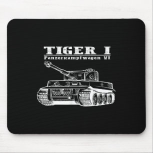 Världskrig 2 En tysk Tank Tiger I A Panzerkampfwag Musmatta