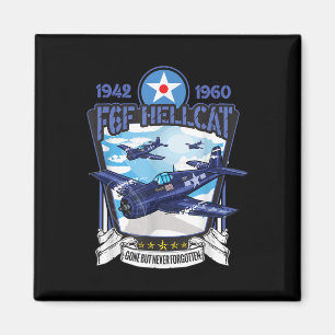Världskrig 2 F6f Hellcat Fighter-flygplan Magnet