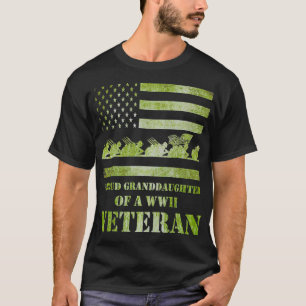 Världskrig 2 II 80-årsdagen Proud Granddaughte T Shirt