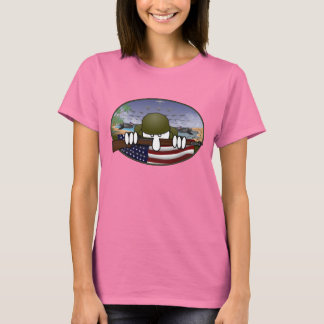 Världskrig 2 Kilroy Dam T-Shirt