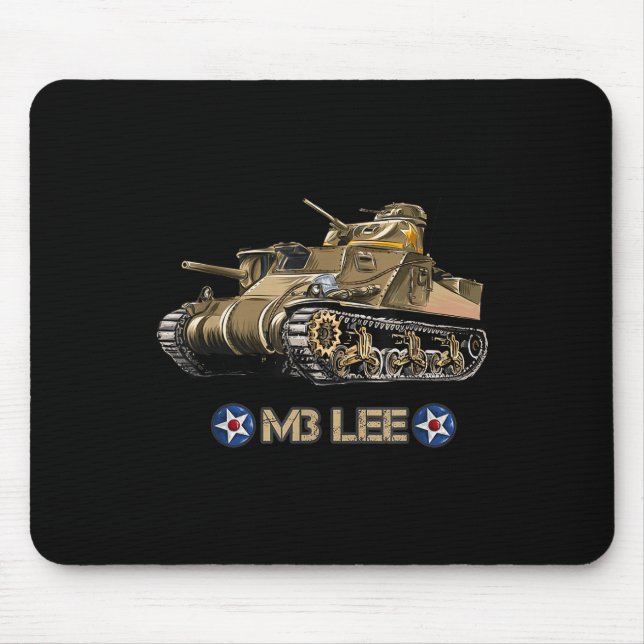 Världskrig 2 Medium Tank M3 Lee Musmatta (Framsidan)