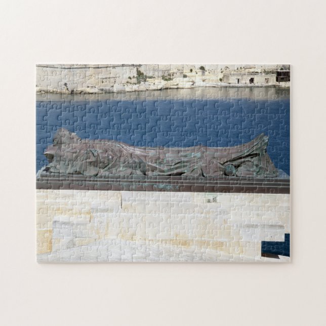Världskrig 2 Memorial Valetta Malta. Pussel (Horisontell)