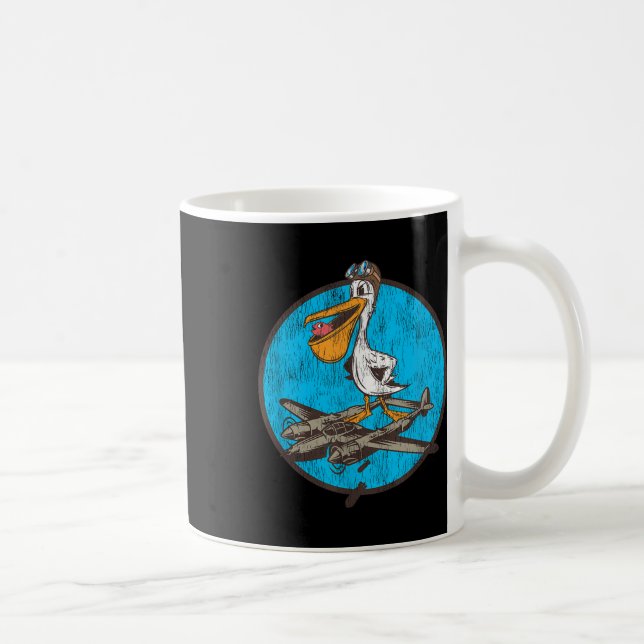 Världskrig 2 Pilotkorrigering för Wwii P-38 Vete Kaffemugg (Höger)