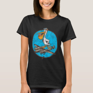 Världskrig 2 Pilotkorrigering för Wwii P-38 Vete T Shirt