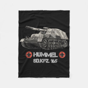 Världskrig 2 Självförskjuten Artillery Hummel Fleecefilt
