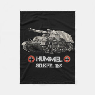 Världskrig 2 Självförskjuten Artillery Hummel Fleecefilt