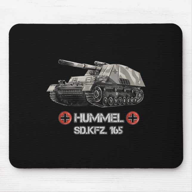 Världskrig 2 Självförskjuten Artillery Hummel Musmatta (Framsidan)