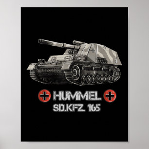 Världskrig 2 Självförskjuten Artillery Hummel Poster