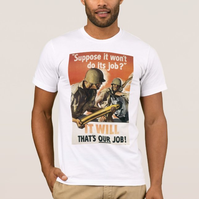 Världskrig, 2 som den ska tee shirt (Framsida)