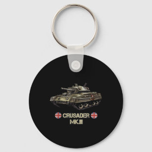 Världskrig 2 Tanken Crusader Mk.3 Gift med brittis Nyckelring