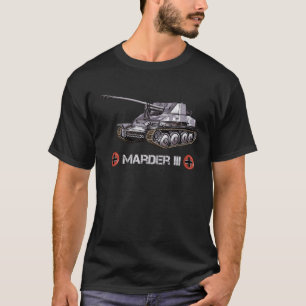 Världskrig 2 Tysk militär tank Marder III A T Shirt