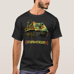Världskrig 2 Tysk Tank Sturmtiger memorabilia gif T Shirt