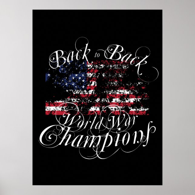 Världskrig Champions Poster (Framsidan)