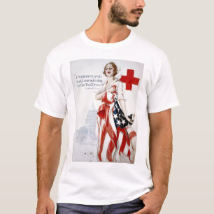 Världskrig för amerikanRöda korvintage som jag Tee Shirt