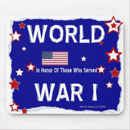 Världskrig I - Honor - Mousepad Musmatta